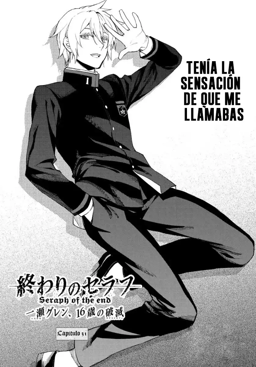 Owari No Seraph: Guren Ichinose, 16 Sai No Catastrophe - Capítulo 31 - Página 4 - LectorTMOo