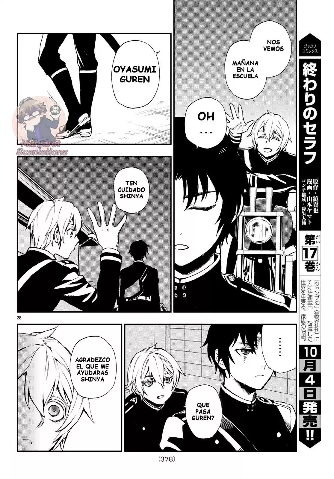 Owari No Seraph: Ichinose Guren, 16-sai No Catastrophe - Capítulo 15 - Página 28 - LectorTMOo