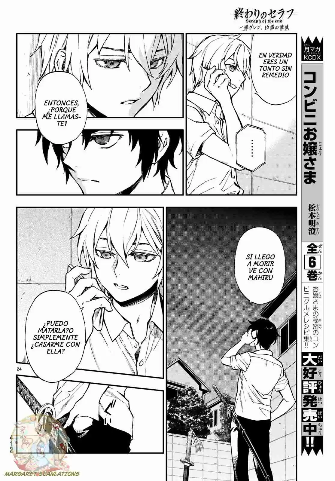 Owari No Seraph: Ichinose Guren, 16-sai No Catastrophe - Capítulo 19 - Página 24 - LectorTMOo