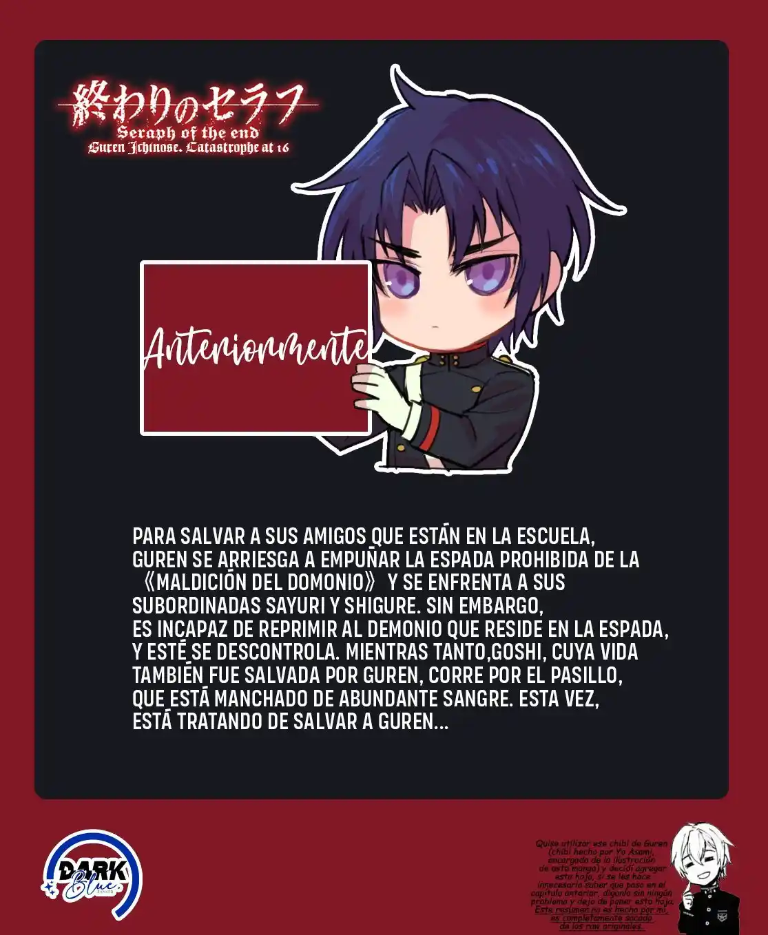 Owari No Seraph: Ichinose Guren, 16-sai No Catastrophe - Capítulo 22 - Página 4 - LectorTMOo