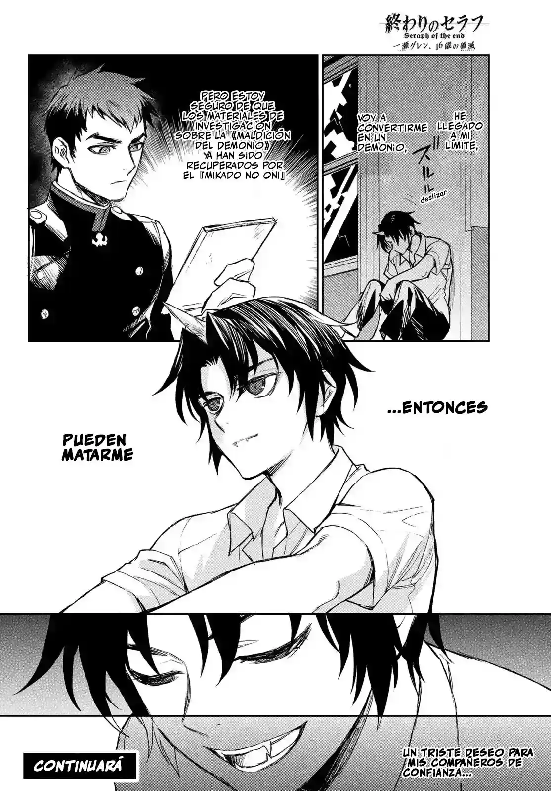 Owari No Seraph: Ichinose Guren, 16-sai No Catastrophe - Capítulo 22 - Página 38 - LectorTMOo