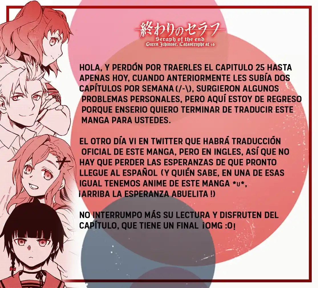 Owari No Seraph: Ichinose Guren, 16-sai No Catastrophe - Capítulo 25 - Página 3 - LectorTMOo
