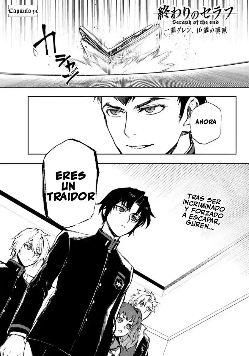 Owari No Seraph: Ichinose Guren, 16-sai No Catastrophe - Capítulo 32 - Página 3 - LectorTMOo