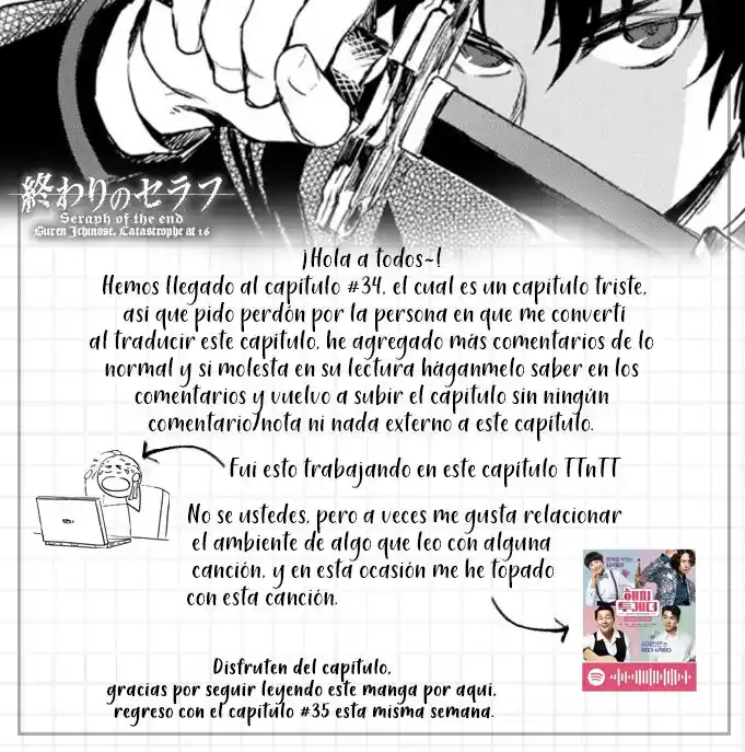 Owari No Seraph: Ichinose Guren, 16-sai No Catastrophe - Capítulo 34 - Página 3 - LectorTMOo