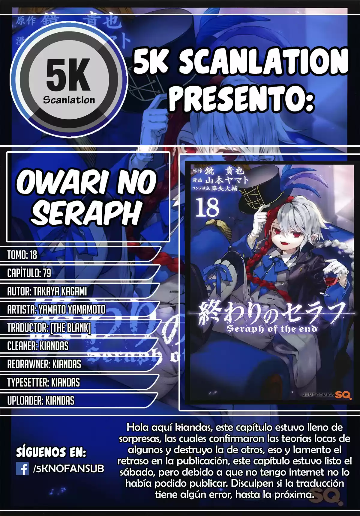 Owari No Seraph - Capítulo 79 - Página 35 - LectorTMOo