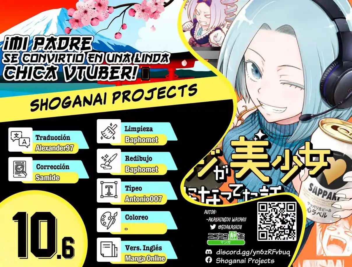 Oyaji Ga Bishoujo Ni Natteta Hanashi - Capítulo 10.6 - Página 1 - LectorTMOo