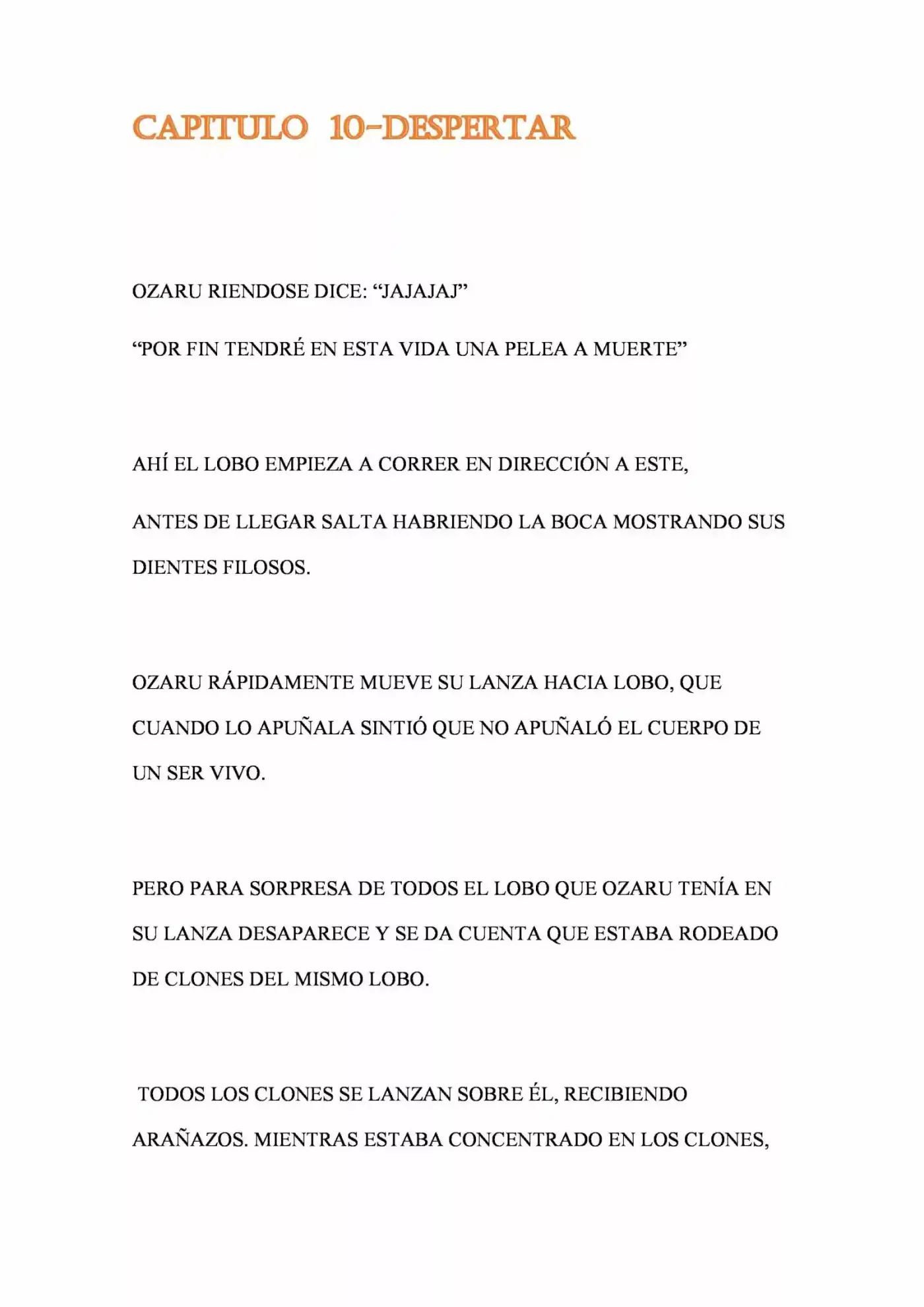 OZARU (Novela) - Capítulo 10 - Página 1 - LectorTMOo