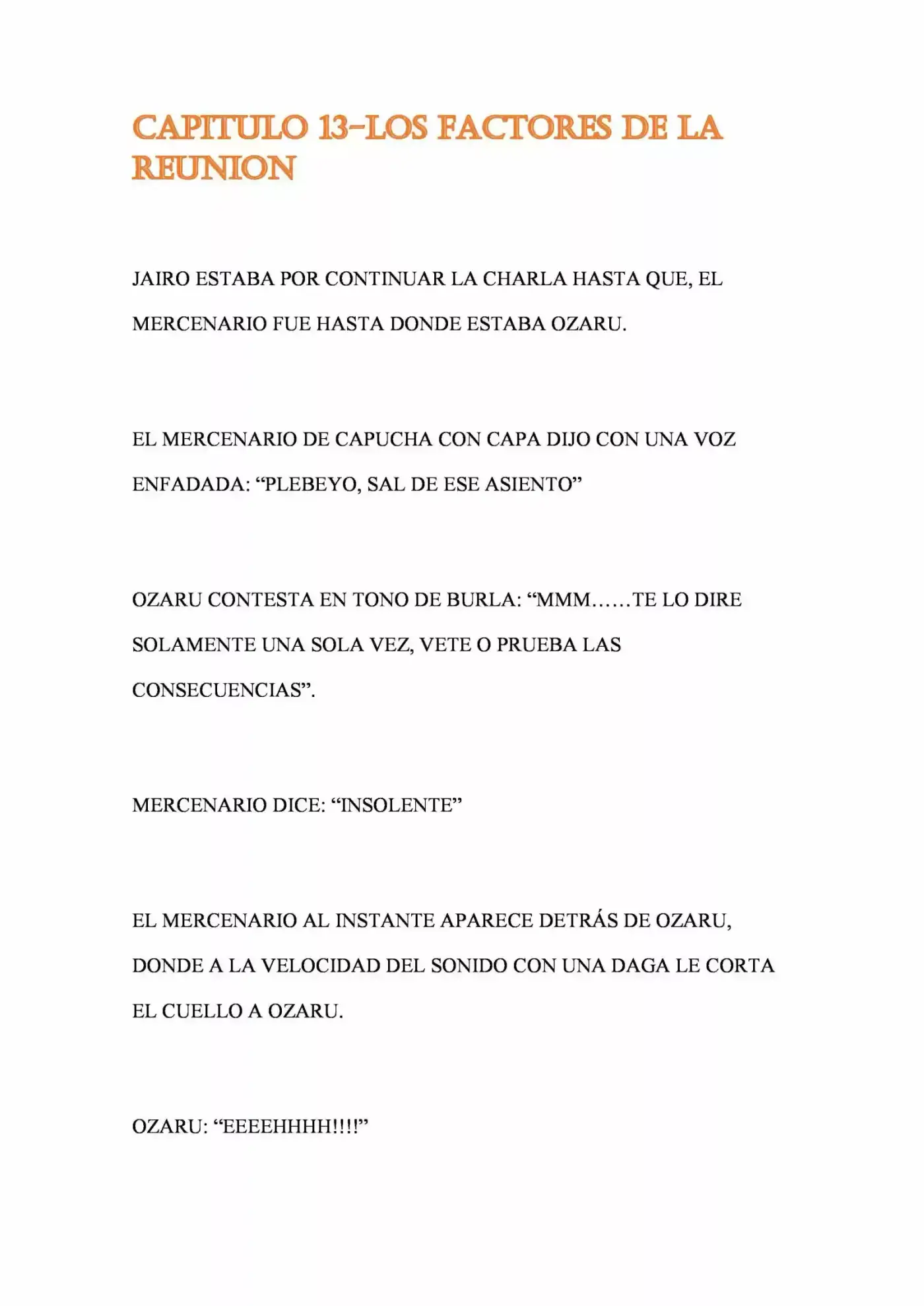 OZARU (Novela) - Capítulo 13 - Página 1 - LectorTMOo