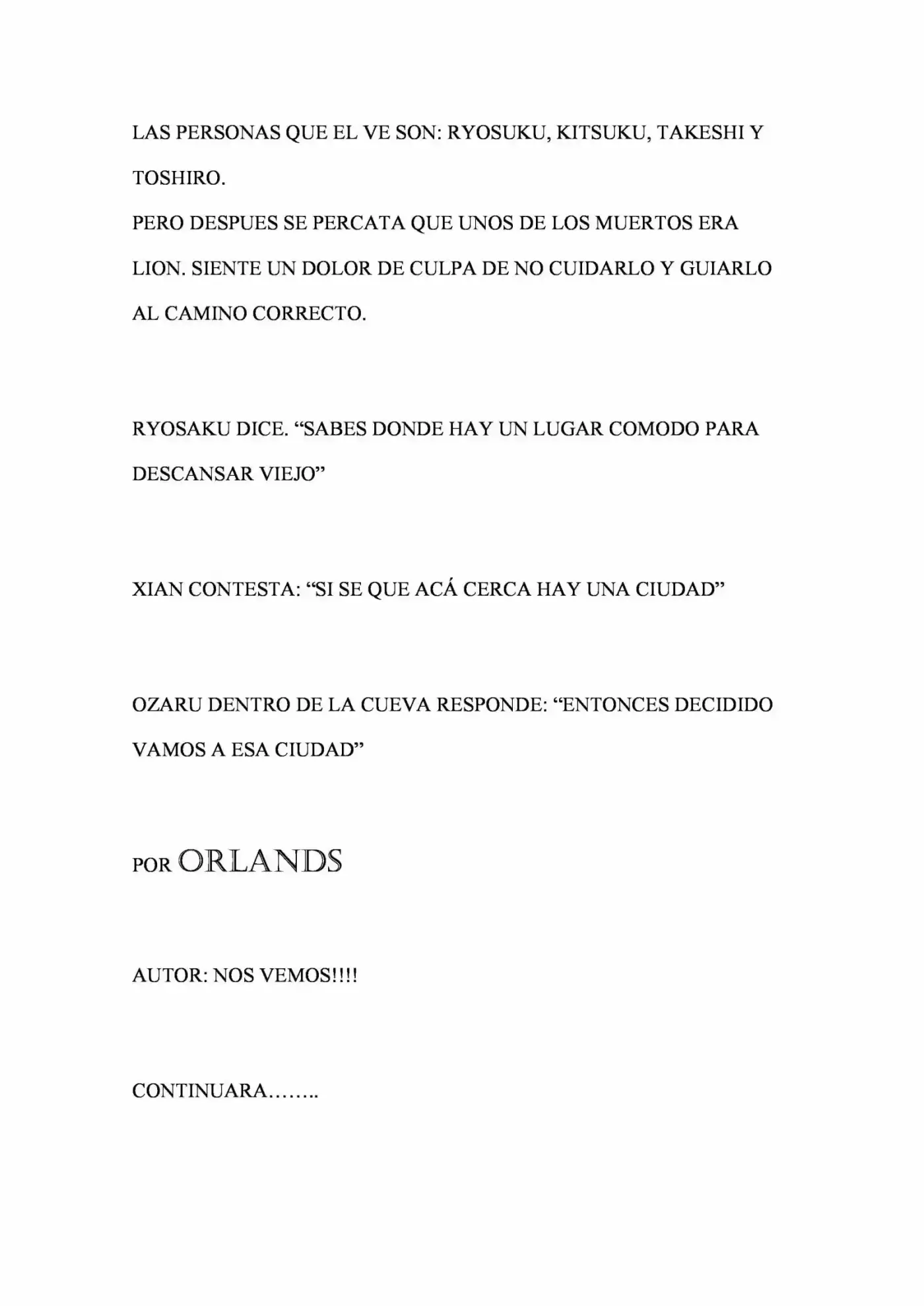OZARU (Novela) - Capítulo 5 - Página 7 - LectorTMOo