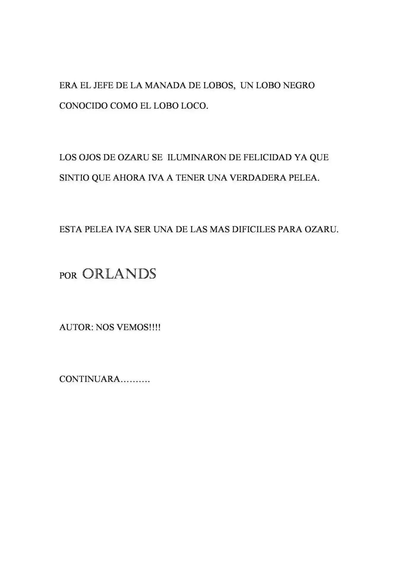OZARU (Novela) - Capítulo 9 - Página 6 - LectorTMOo