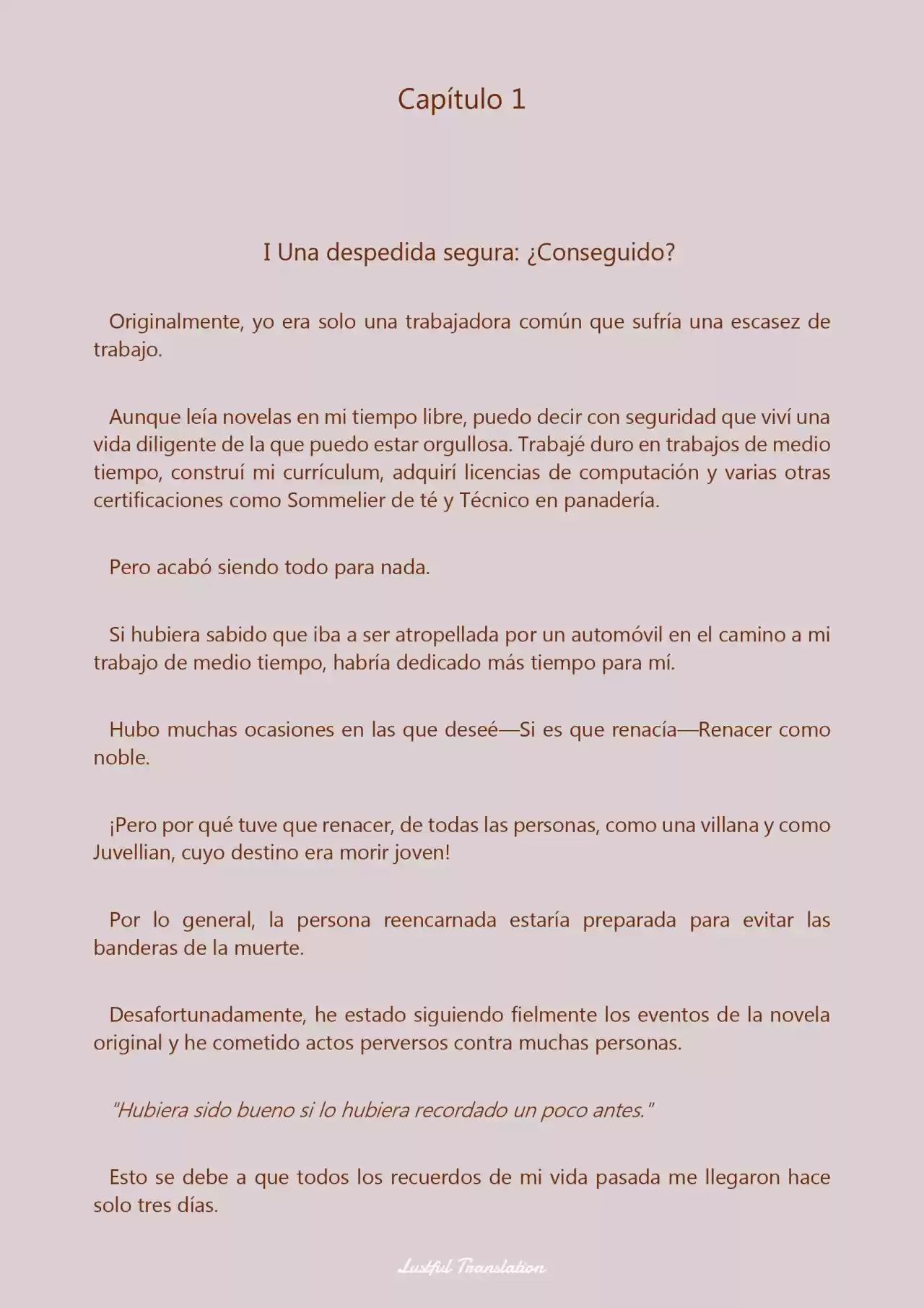 ¡Padre, No Me Quiero Casar! (Novela) - Capítulo 1 - Página 2 - LectorTMOo