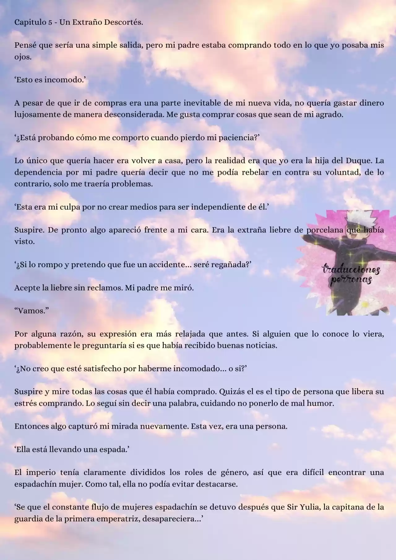 ¡Padre, No Me Quiero Casar! (Novela) - Capítulo 5 - Página 1 - LectorTMOo