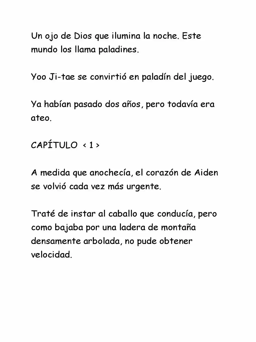Paladin De Fantasía Oscura. (Novela) - Capítulo 1 - Página 3 - LectorTMOo