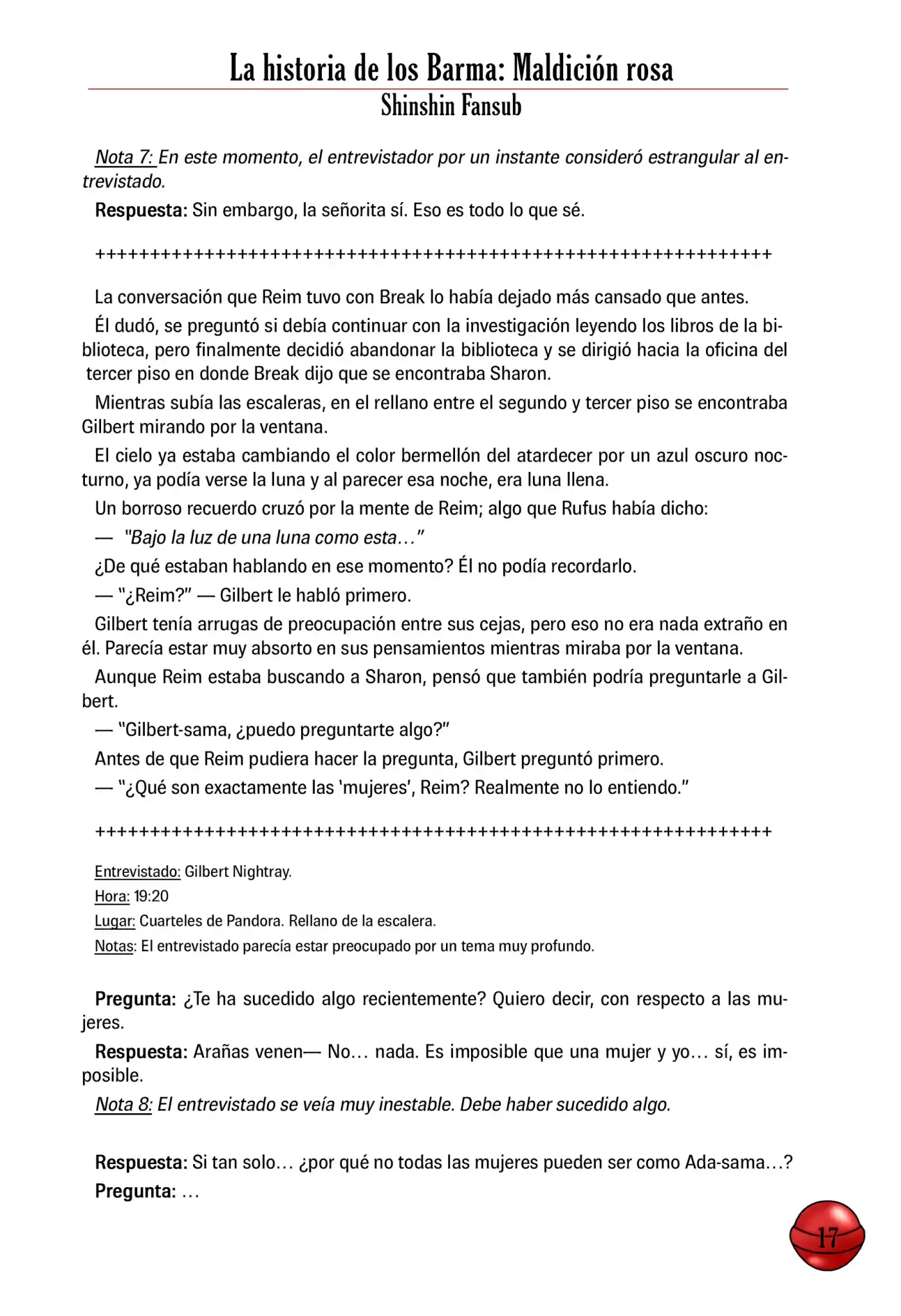 Pandora Hearts ~ Caucus Race 1 ~ - Capítulo 4 - Página 18 - LectorTMOo