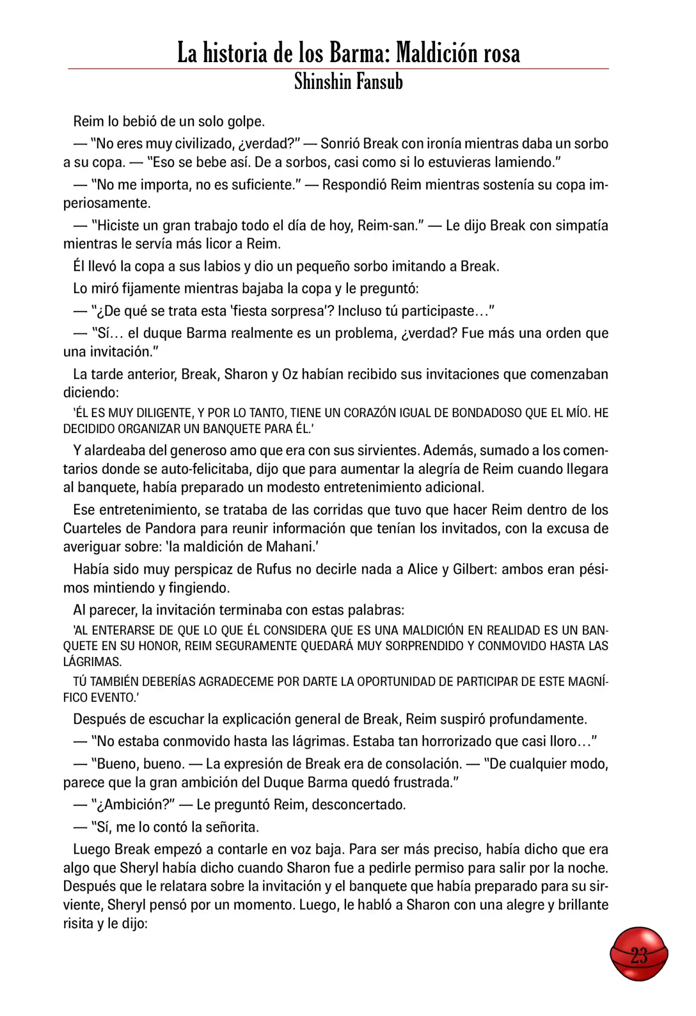 Pandora Hearts ~ Caucus Race 1 ~ - Capítulo 4 - Página 24 - LectorTMOo