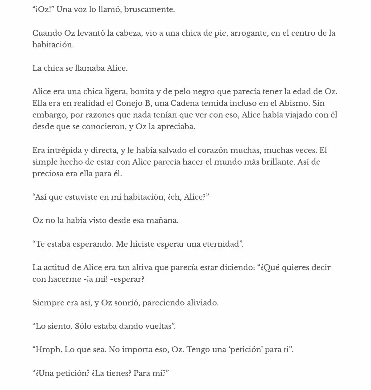 Pandora Hearts - Caucus Race 2 (Novela) - Capítulo 2 - Página 6 - LectorTMOo