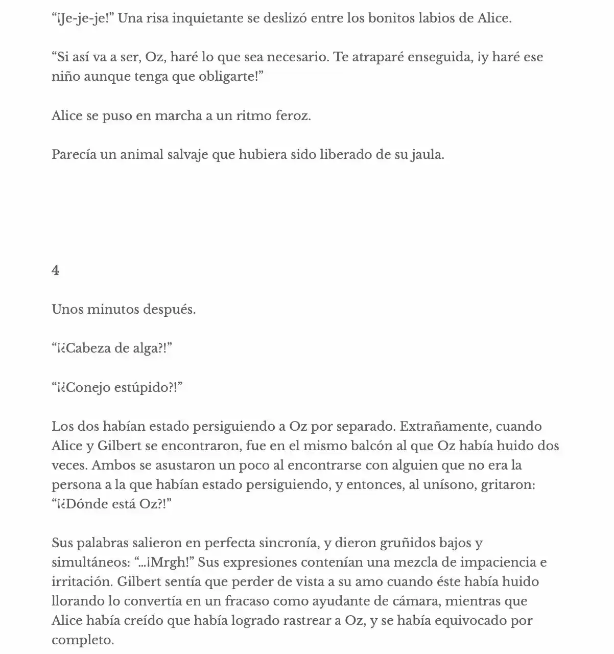 Pandora Hearts - Caucus Race 2 (Novela) - Capítulo 2 - Página 24 - LectorTMOo