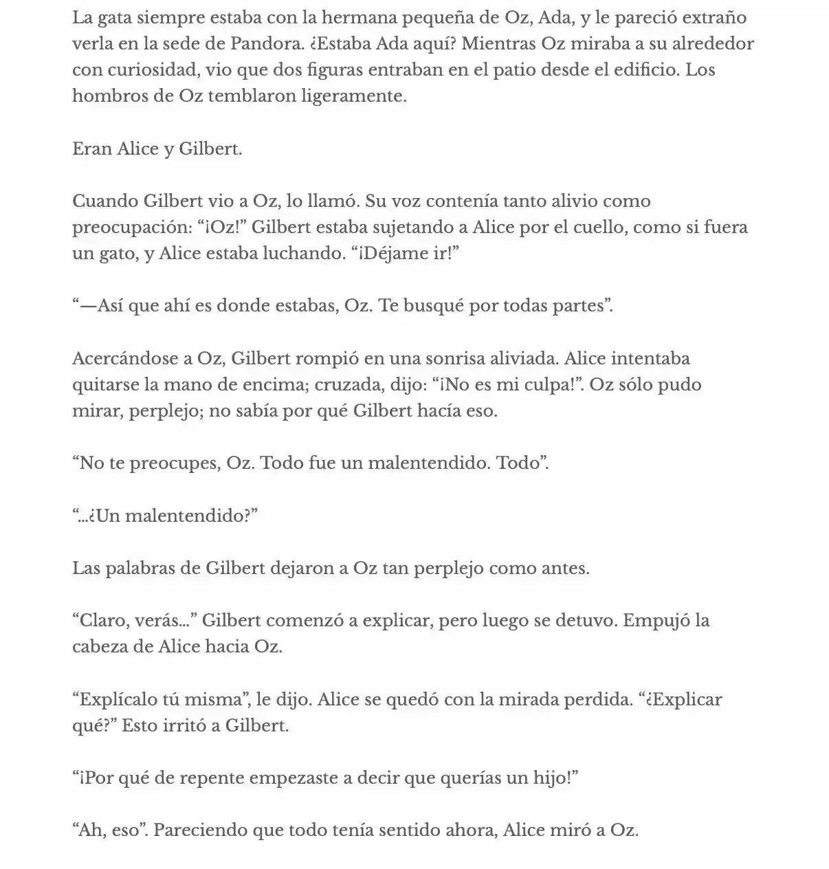 Pandora Hearts - Caucus Race 2 (Novela) - Capítulo 2 - Página 33 - LectorTMOo