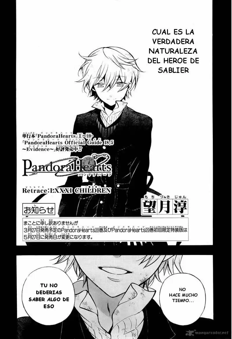 Pandora Hearts capítulo 81 página 6