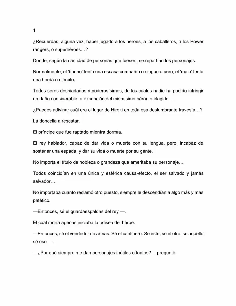 Parabellum (パラベラム) (Novela) - Capítulo 1 - Página 1 - LectorTMOo