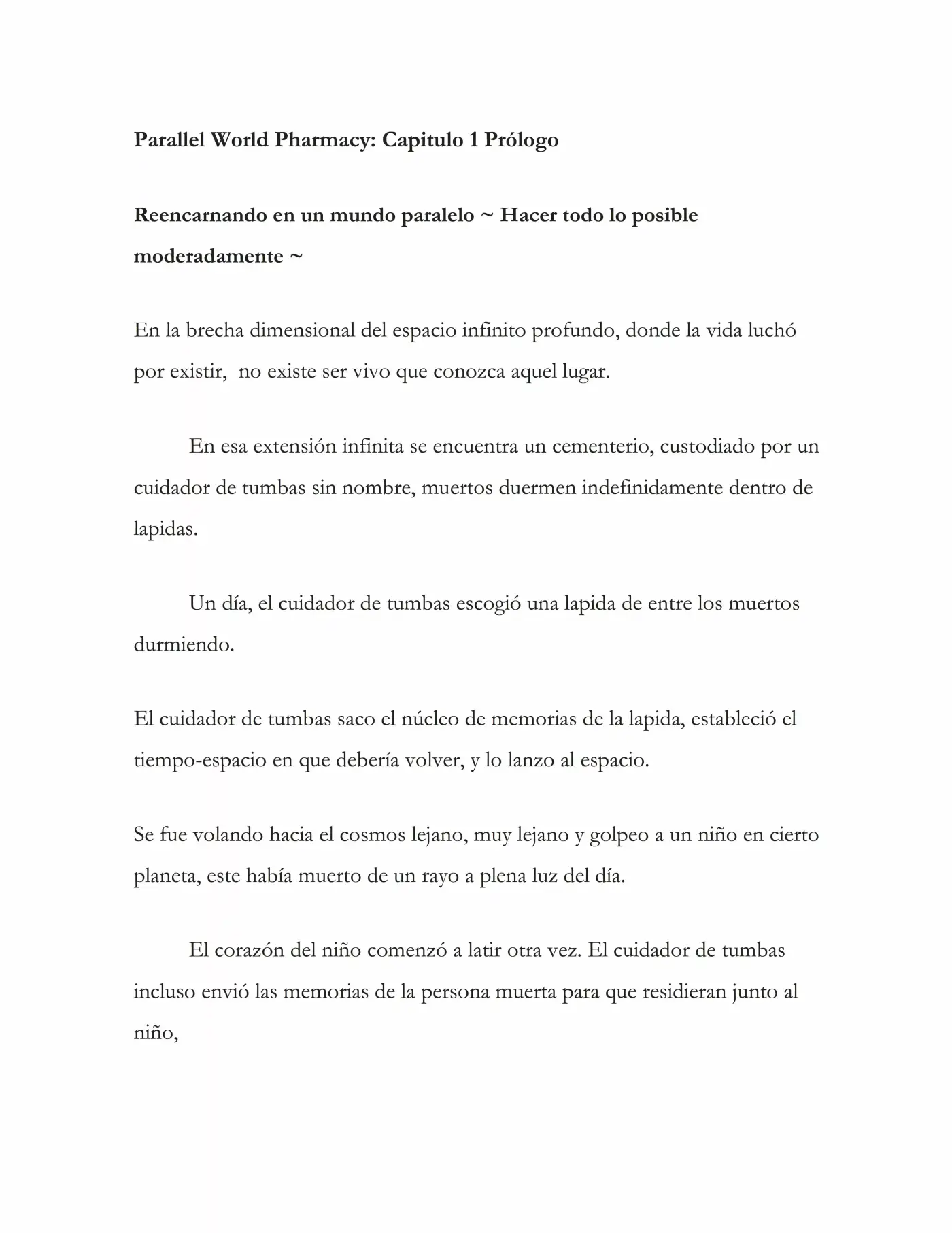 Parallel World Pharmacy (Novela) - Capítulo - Página 2 - LectorTMOo