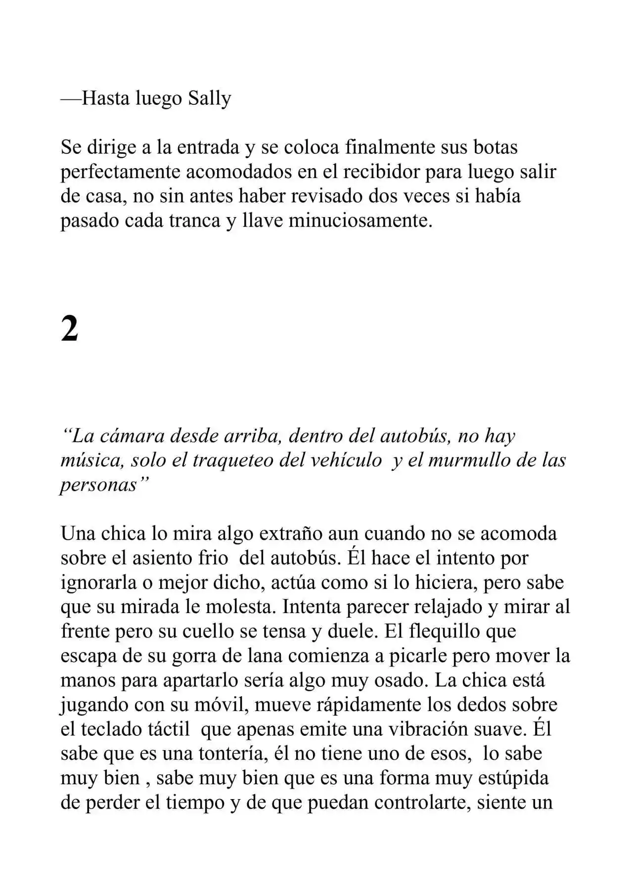 Paranoia (Novela) - Capítulo 1 - Página 4 - LectorTMOo