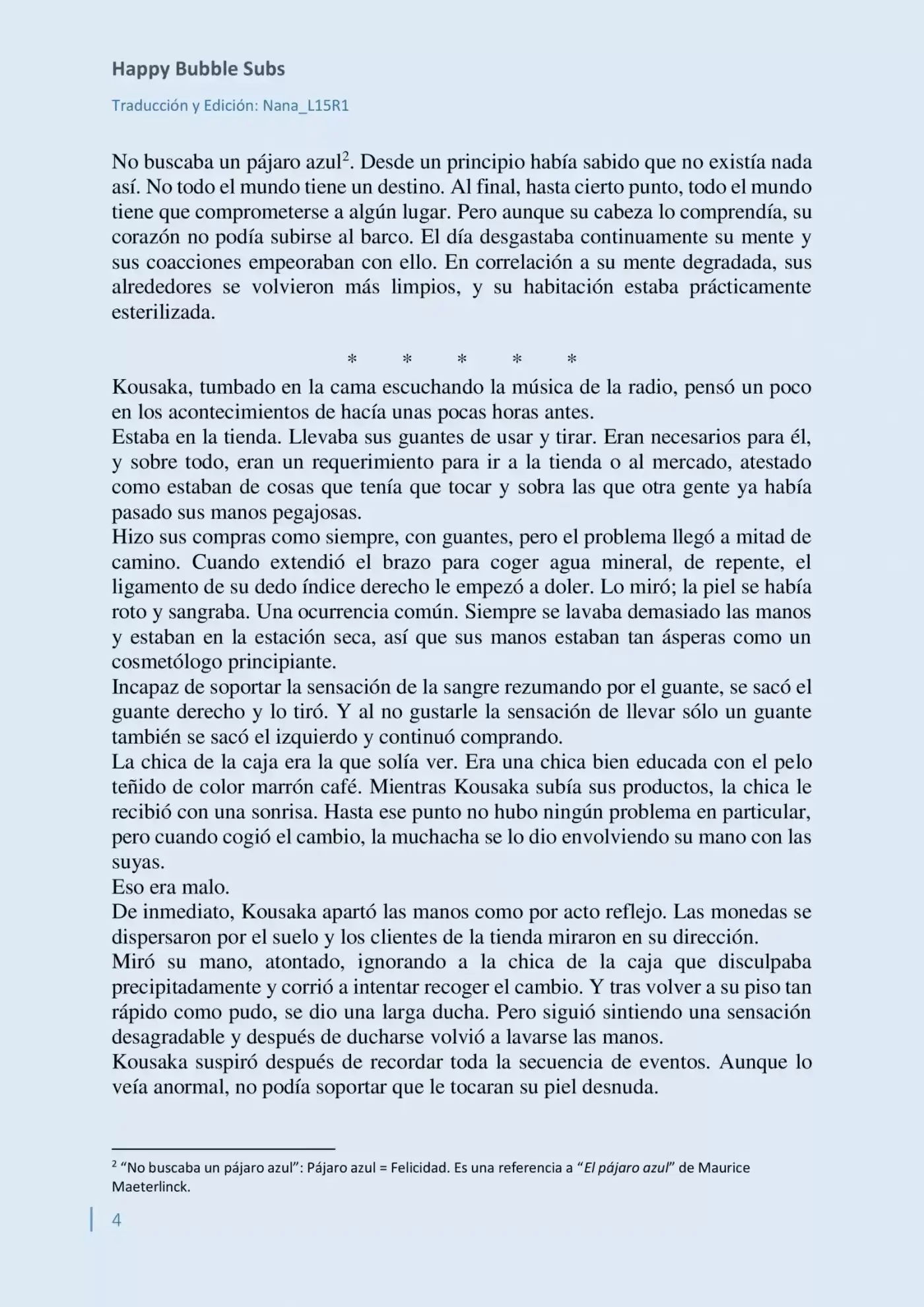 Parasite In Love (Novela) - Capítulo 1 - Página 4 - LectorTMOo