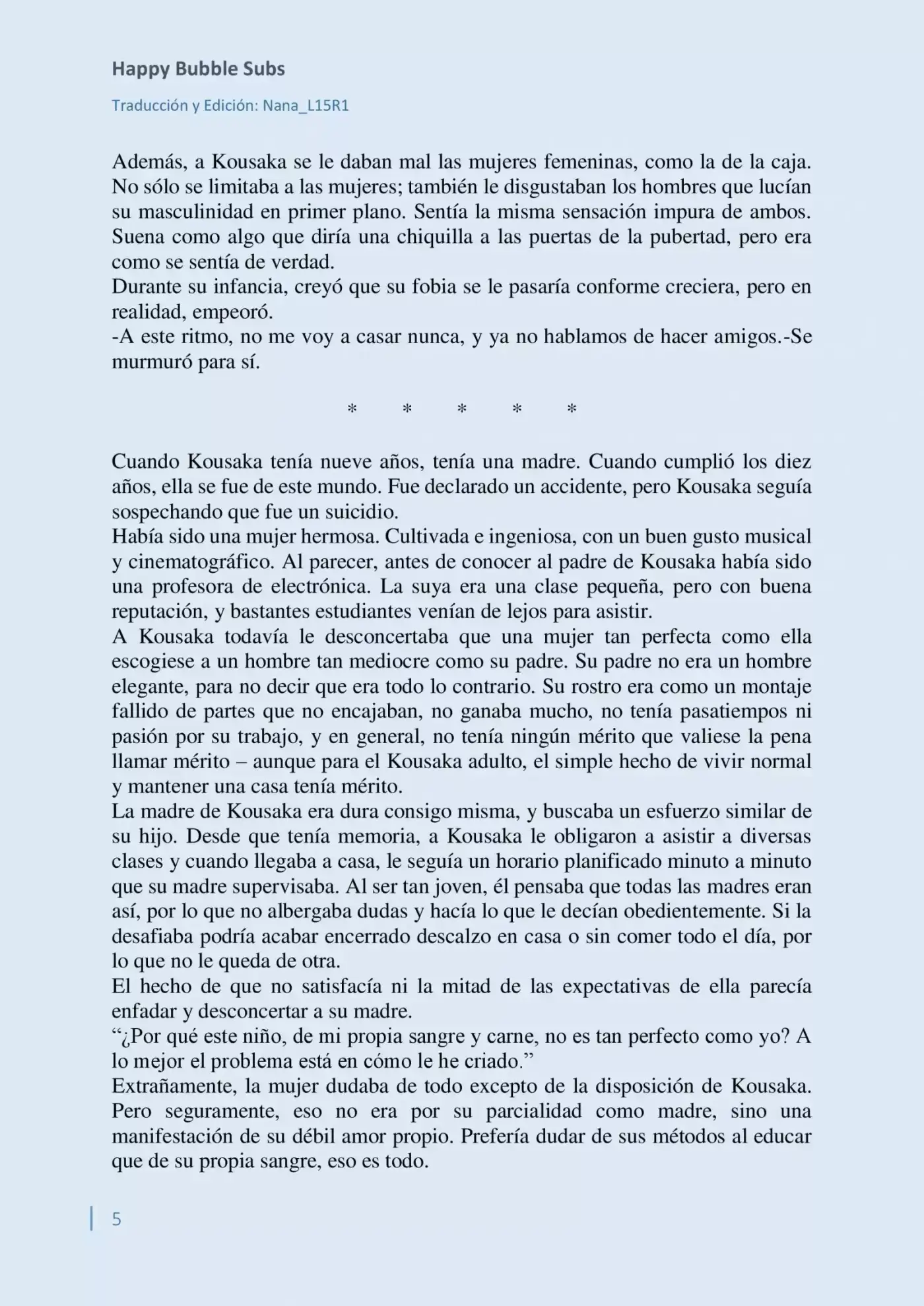 Parasite In Love (Novela) - Capítulo 1 - Página 5 - LectorTMOo