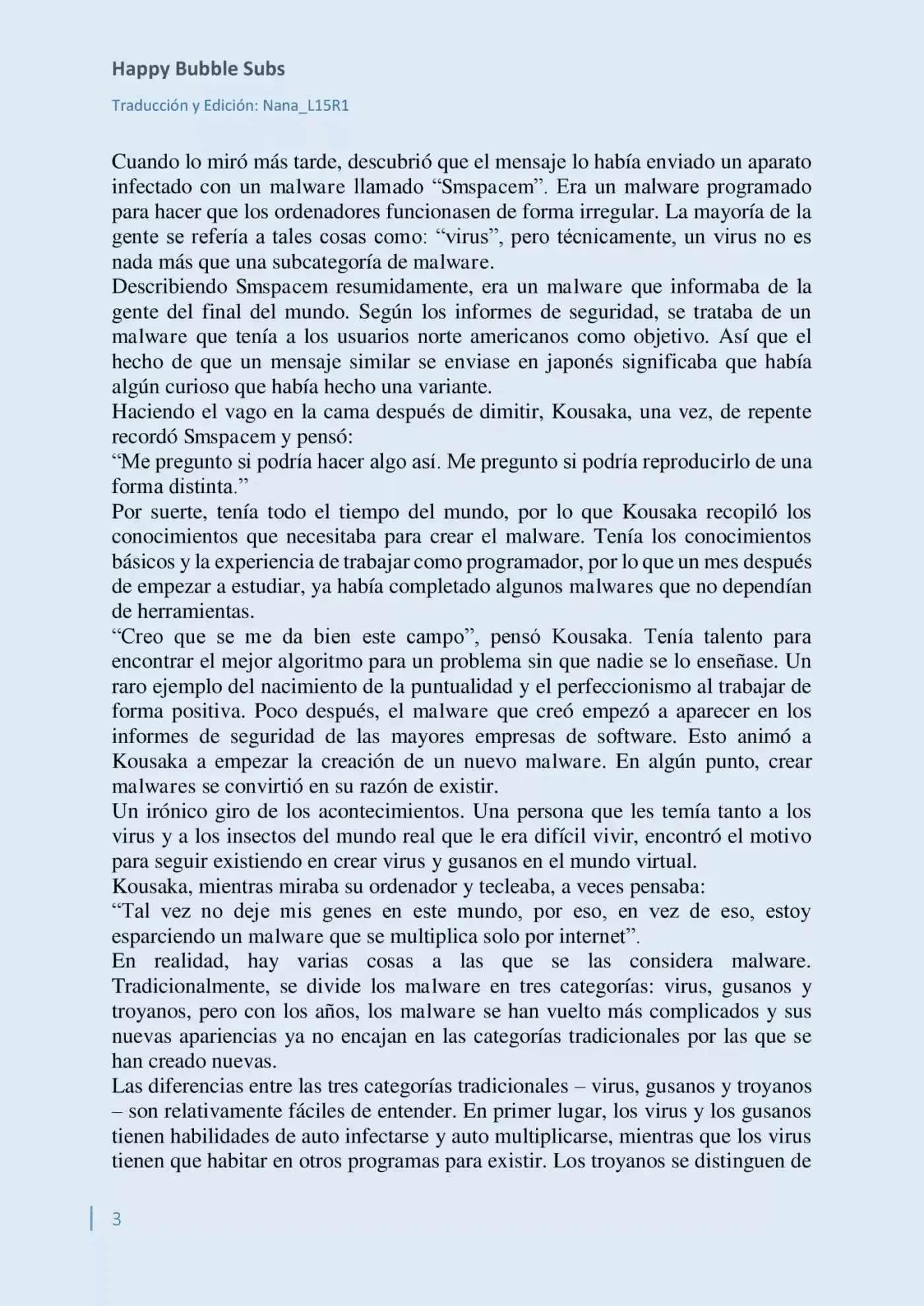 Parasite In Love (Novela) - Capítulo 2 - Página 3 - LectorTMOo