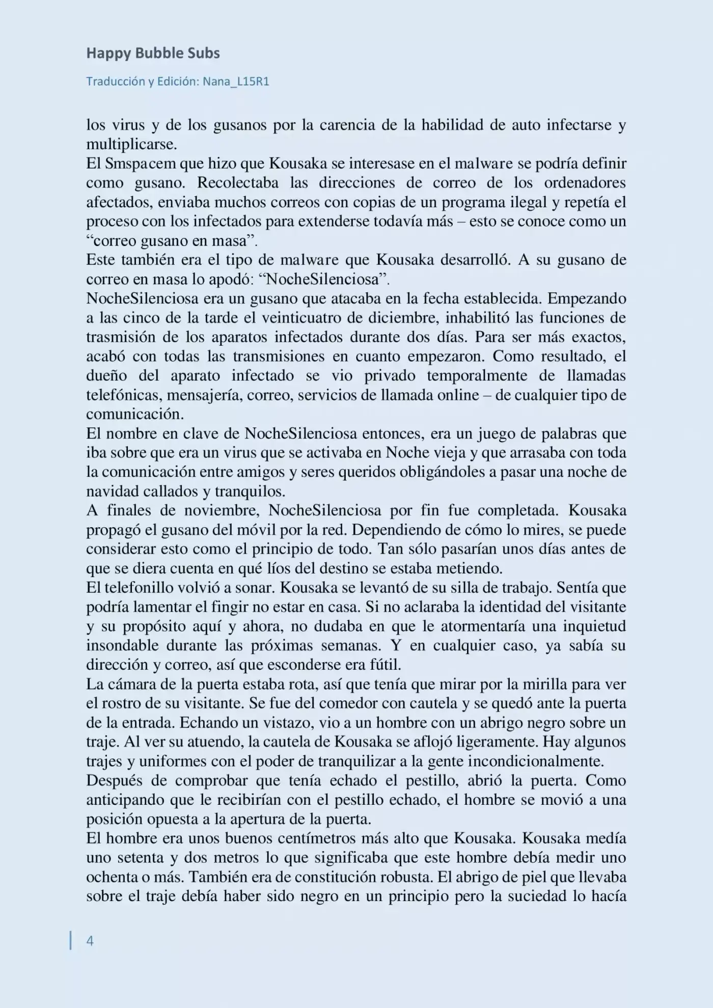 Parasite In Love (Novela) - Capítulo 2 - Página 4 - LectorTMOo