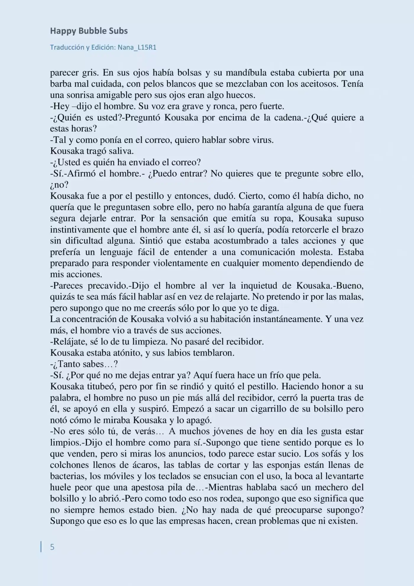 Parasite In Love (Novela) - Capítulo 2 - Página 5 - LectorTMOo