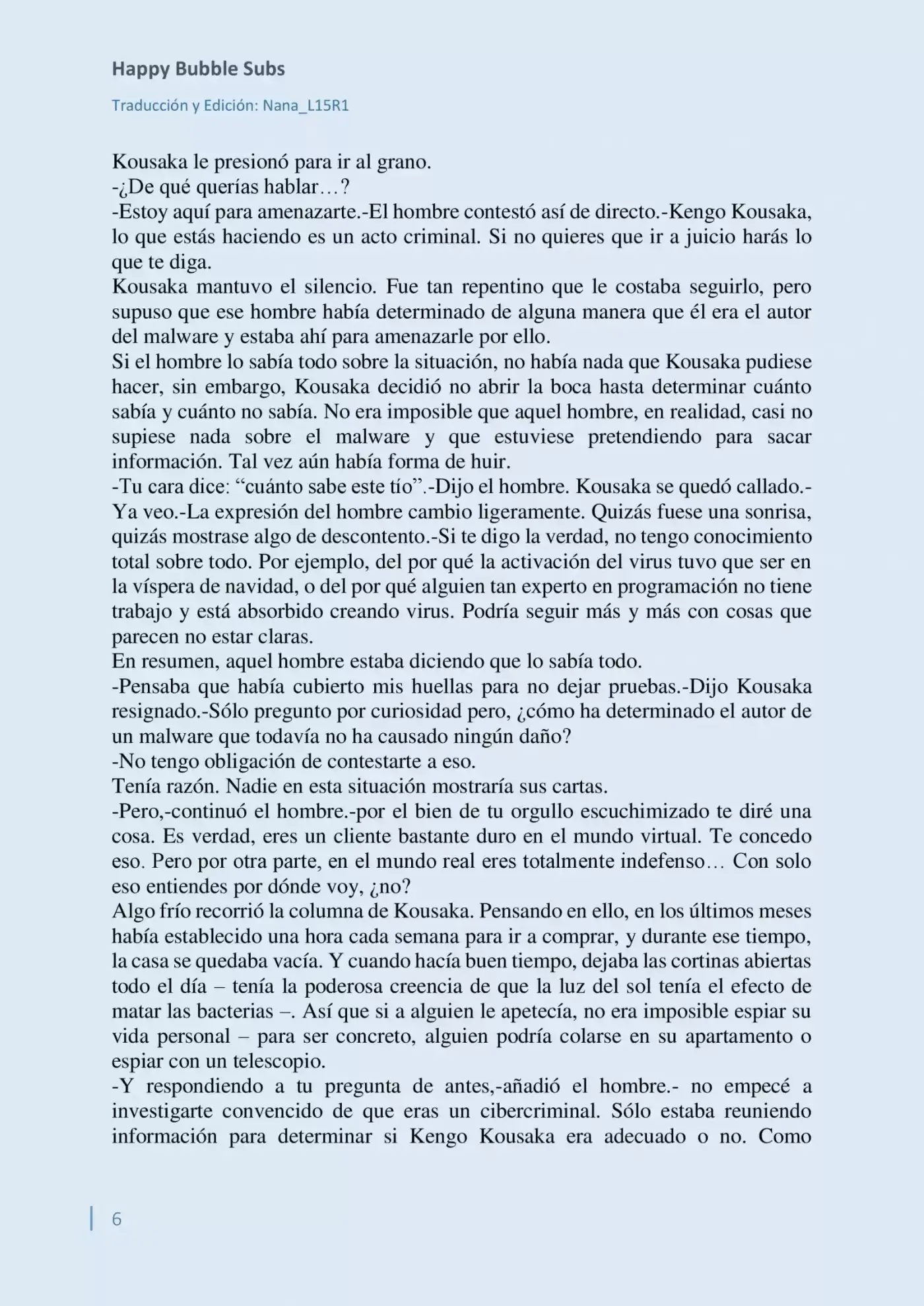 Parasite In Love (Novela) - Capítulo 2 - Página 6 - LectorTMOo