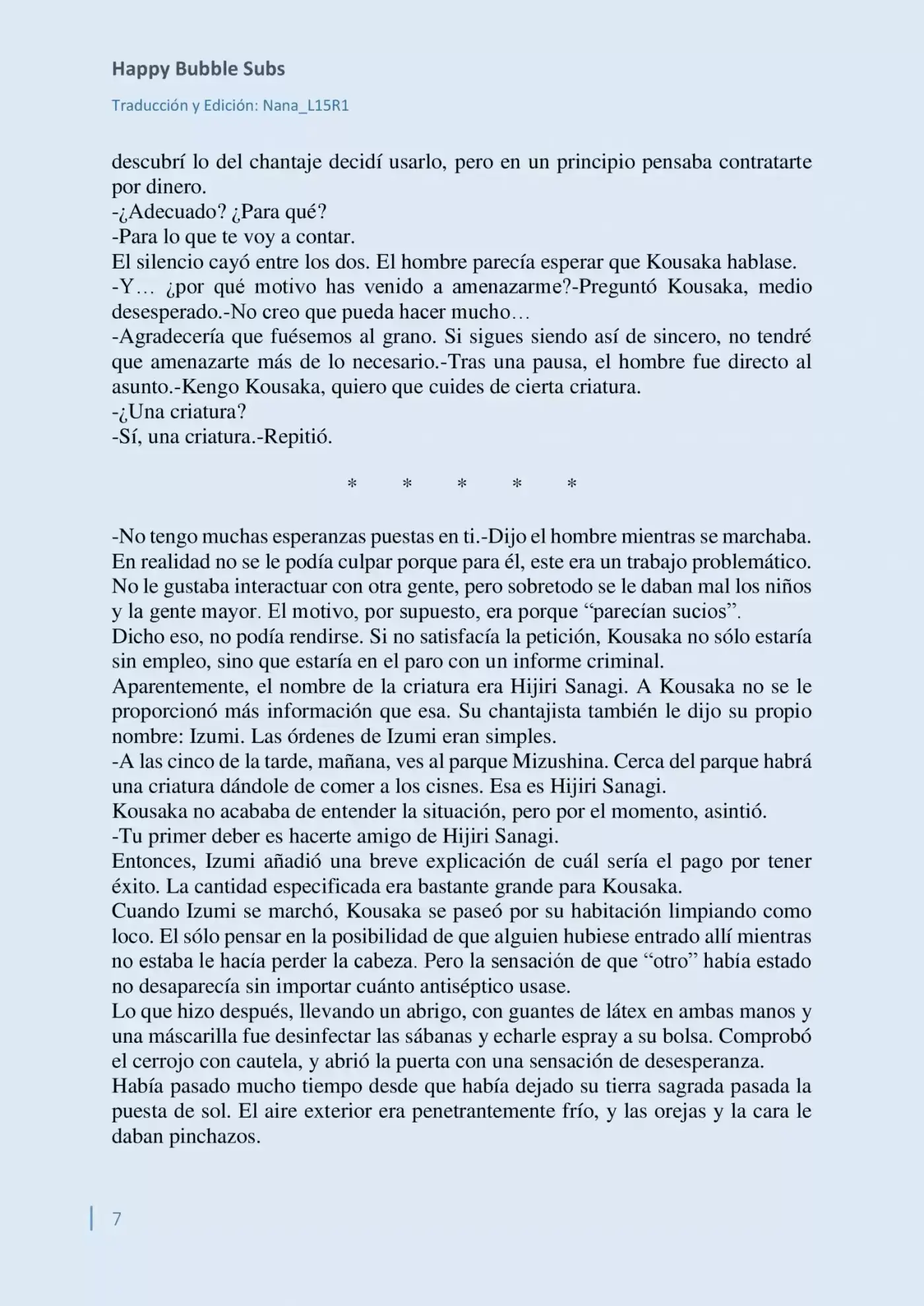Parasite In Love (Novela) - Capítulo 2 - Página 7 - LectorTMOo