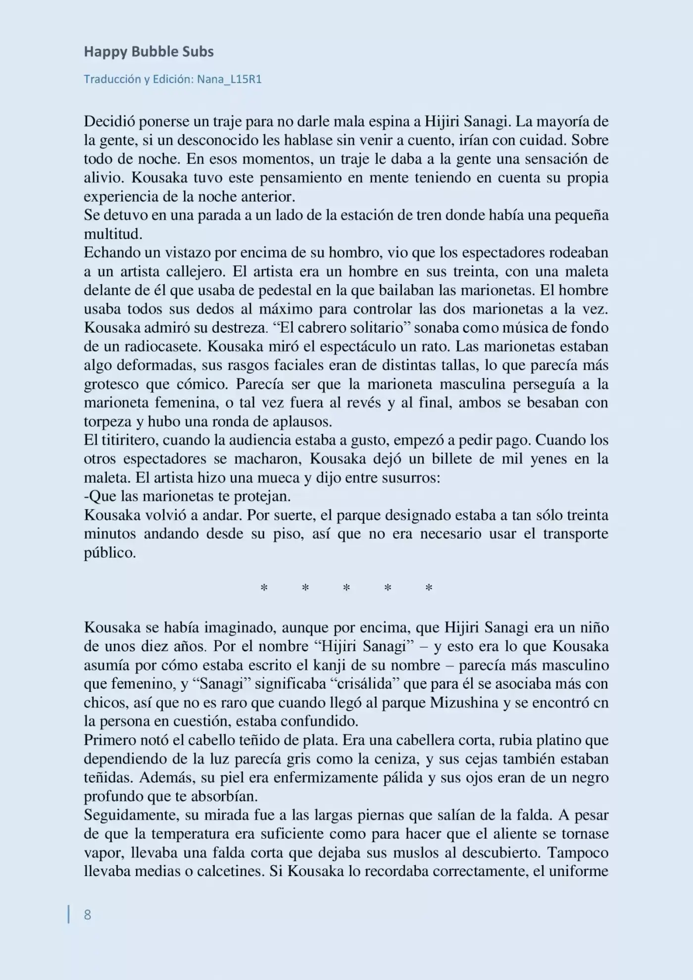 Parasite In Love (Novela) - Capítulo 2 - Página 8 - LectorTMOo