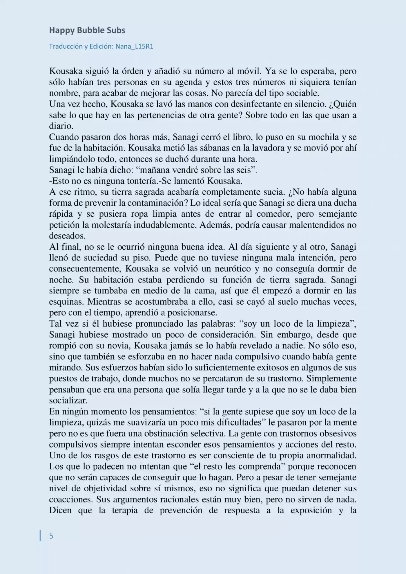 Parasite In Love (Novela) - Capítulo 3 - Página 5 - LectorTMOo