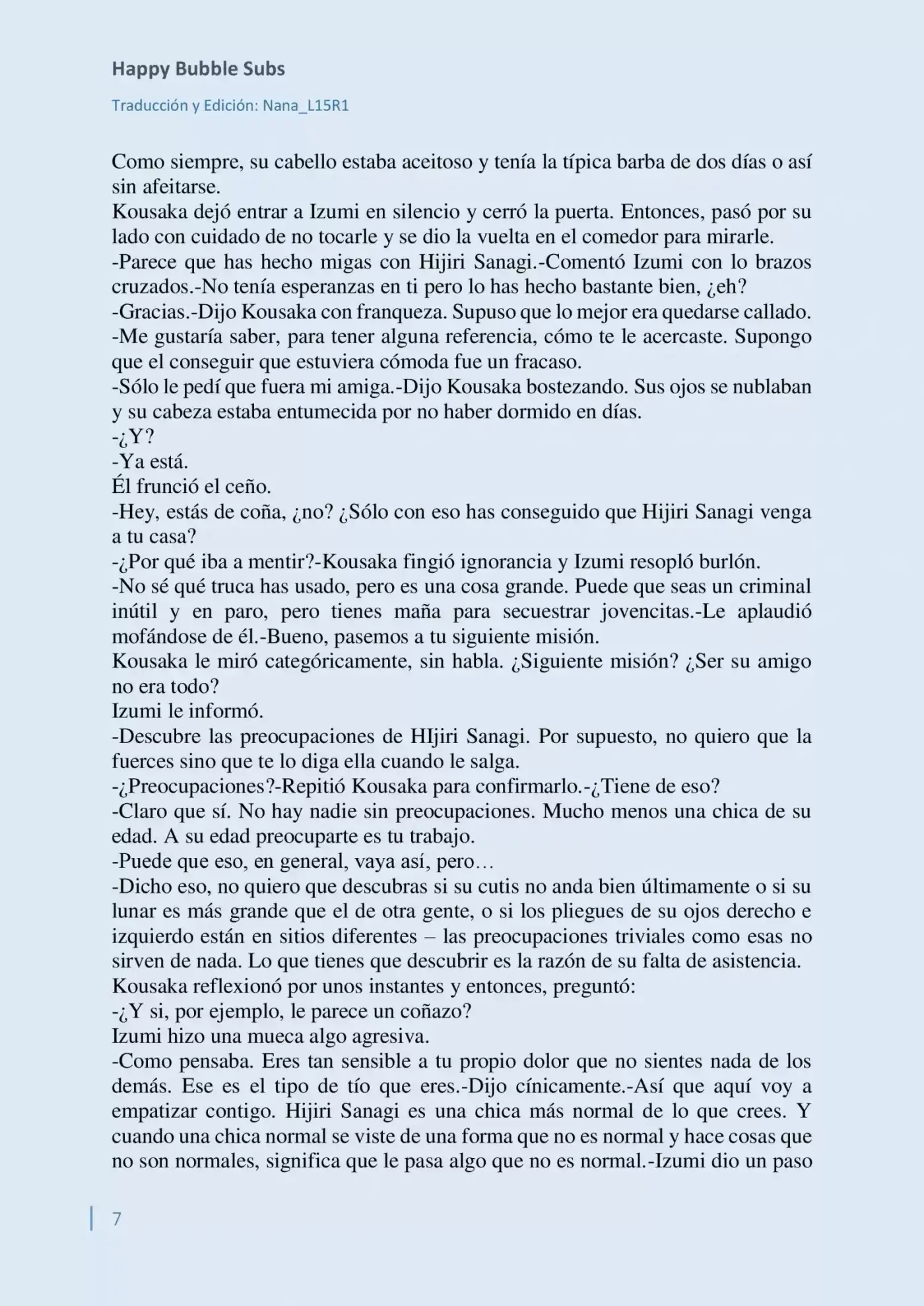 Parasite In Love (Novela) - Capítulo 3 - Página 7 - LectorTMOo