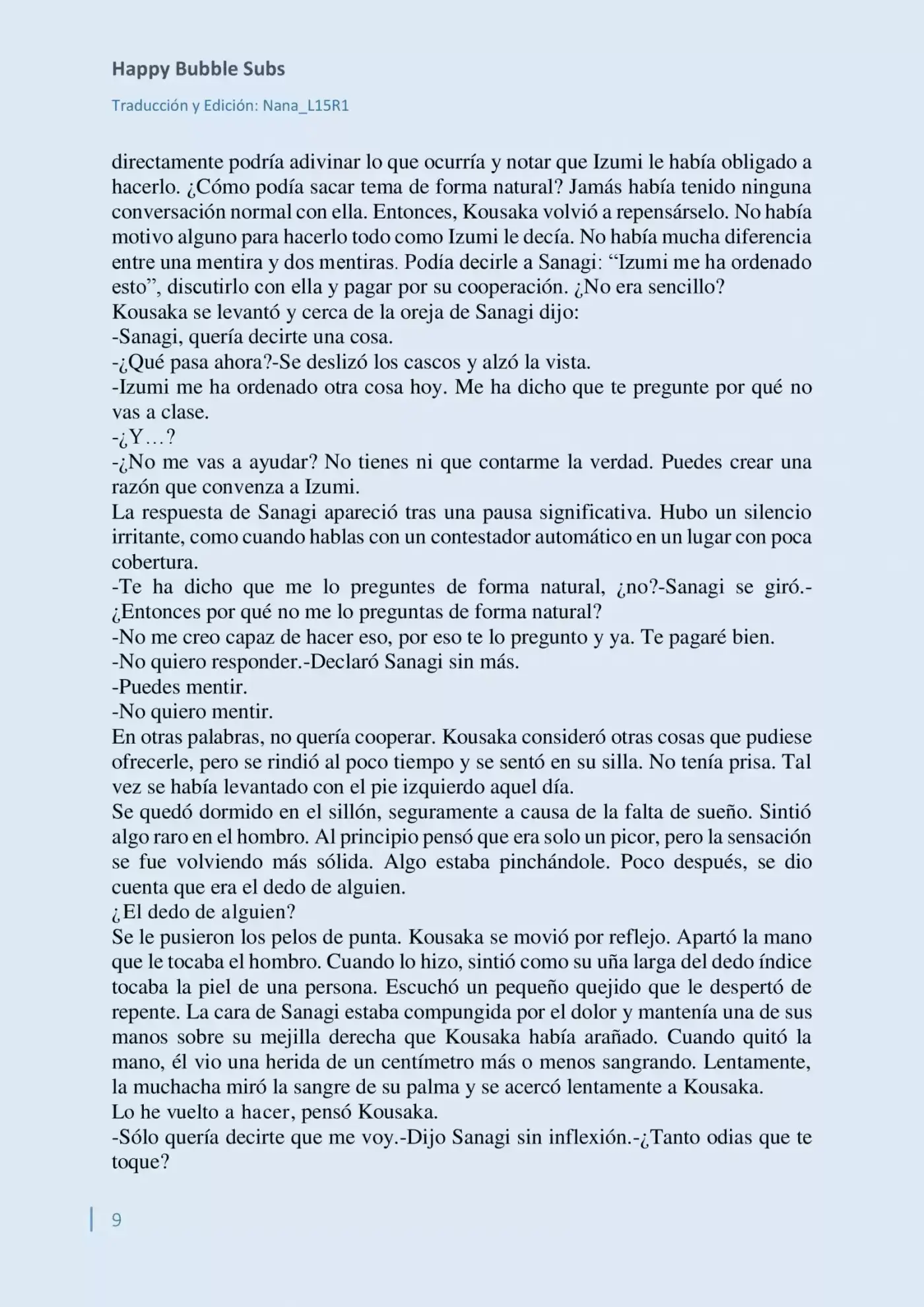 Parasite In Love (Novela) - Capítulo 3 - Página 9 - LectorTMOo