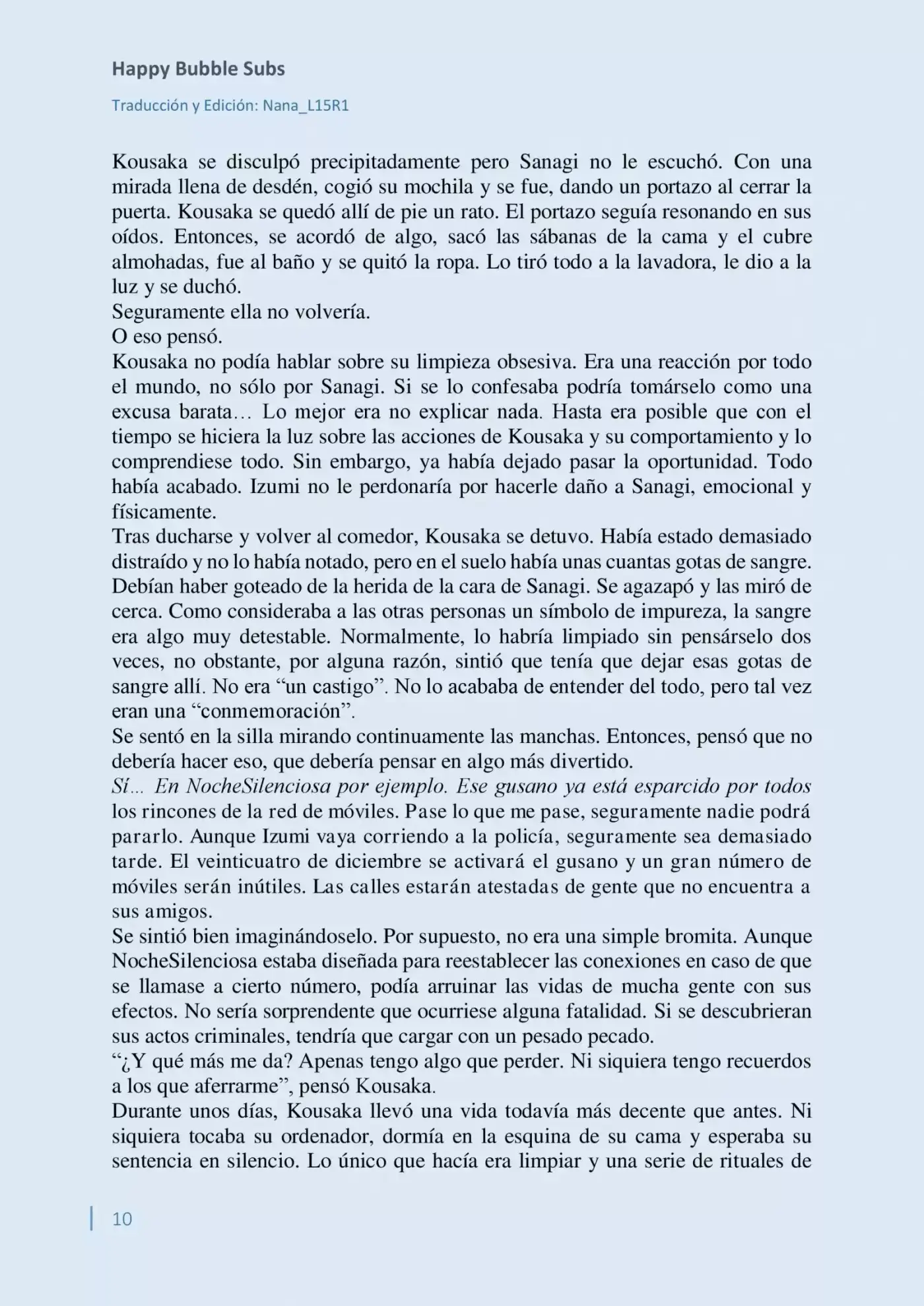 Parasite In Love (Novela) - Capítulo 3 - Página 10 - LectorTMOo