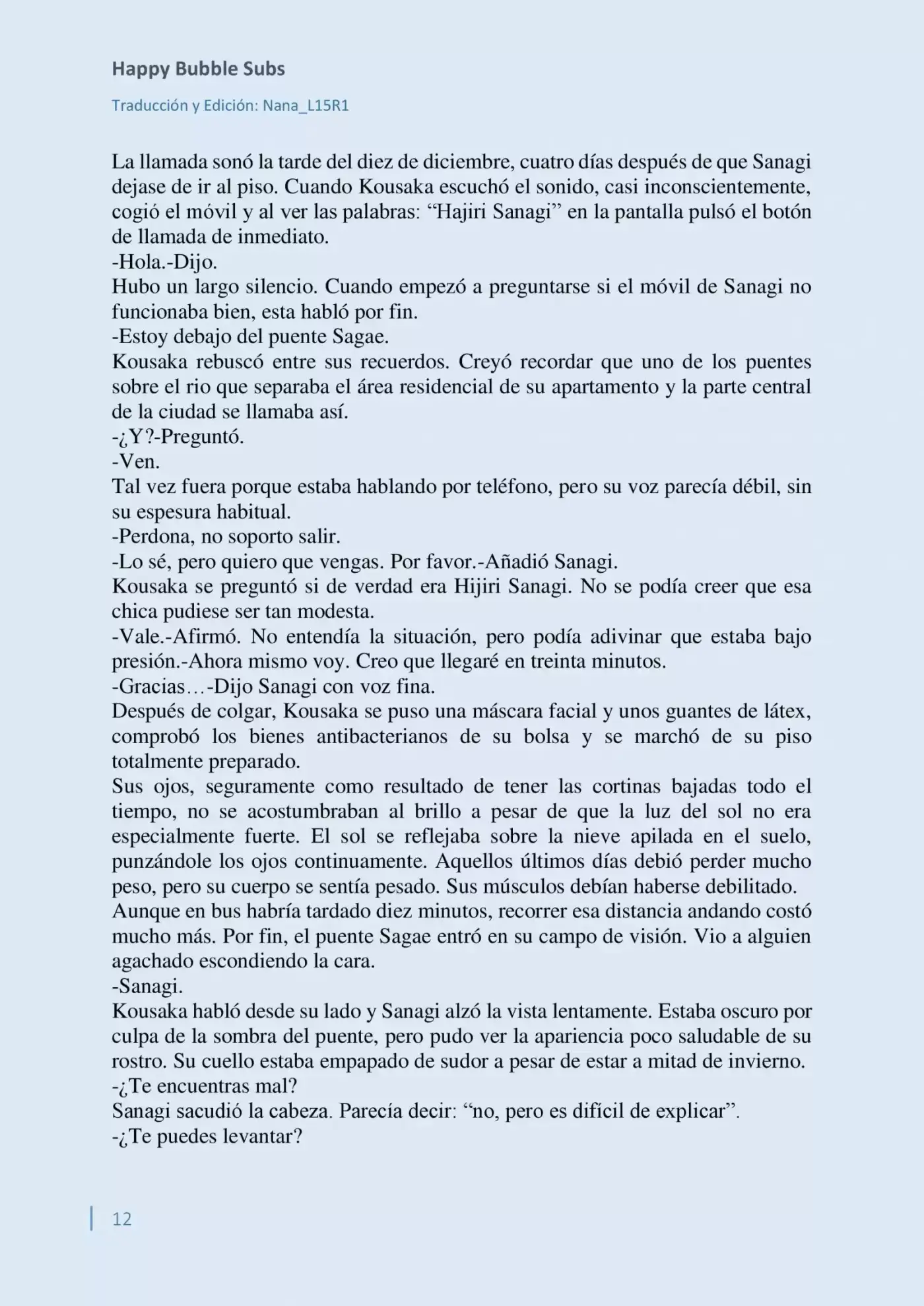 Parasite In Love (Novela) - Capítulo 3 - Página 12 - LectorTMOo