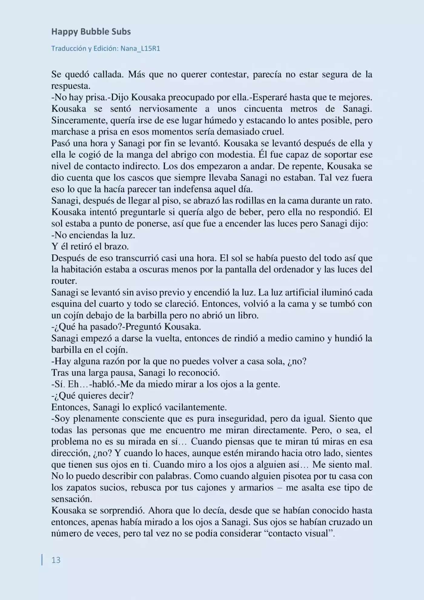 Parasite In Love (Novela) - Capítulo 3 - Página 13 - LectorTMOo