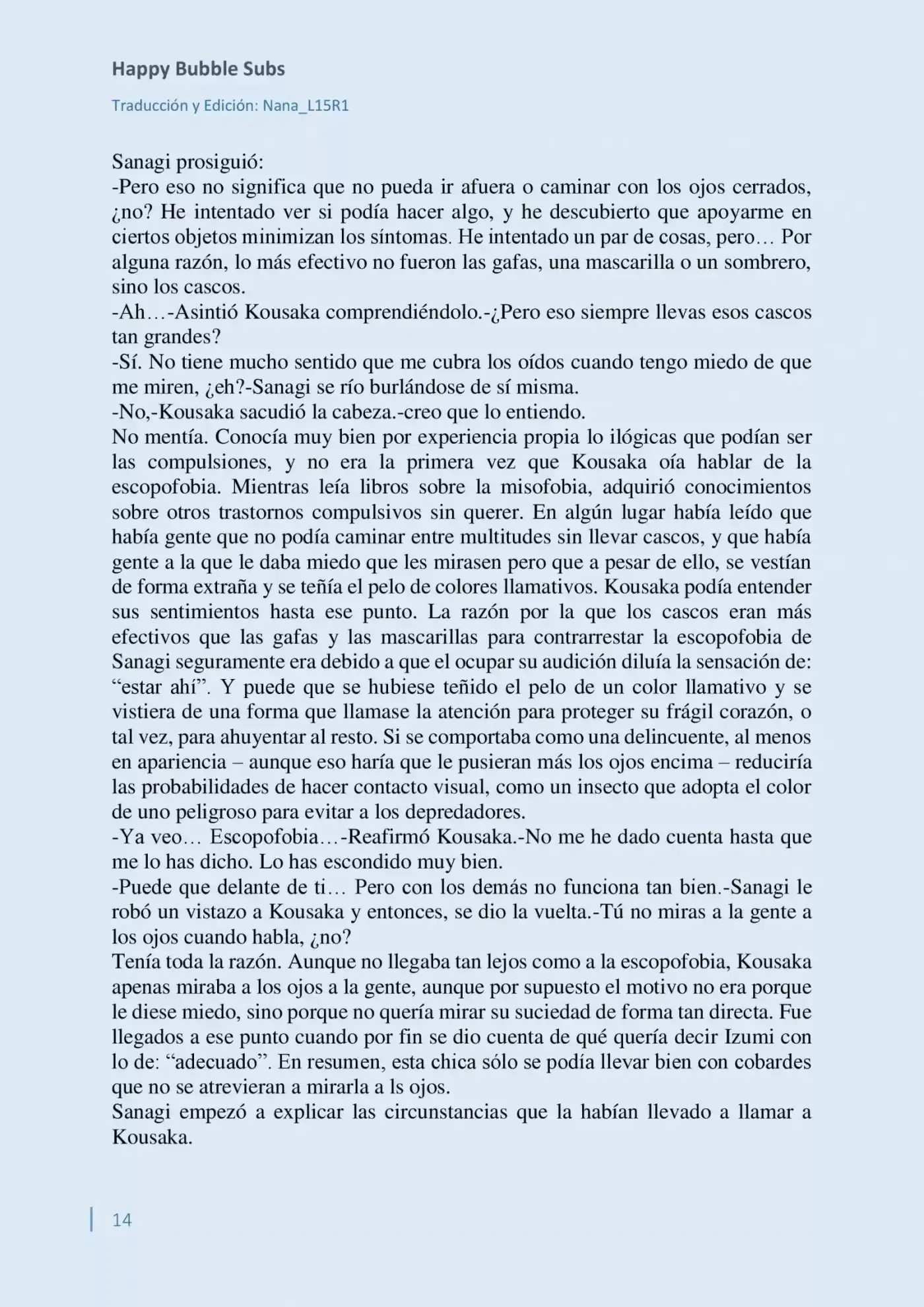 Parasite In Love (Novela) - Capítulo 3 - Página 14 - LectorTMOo