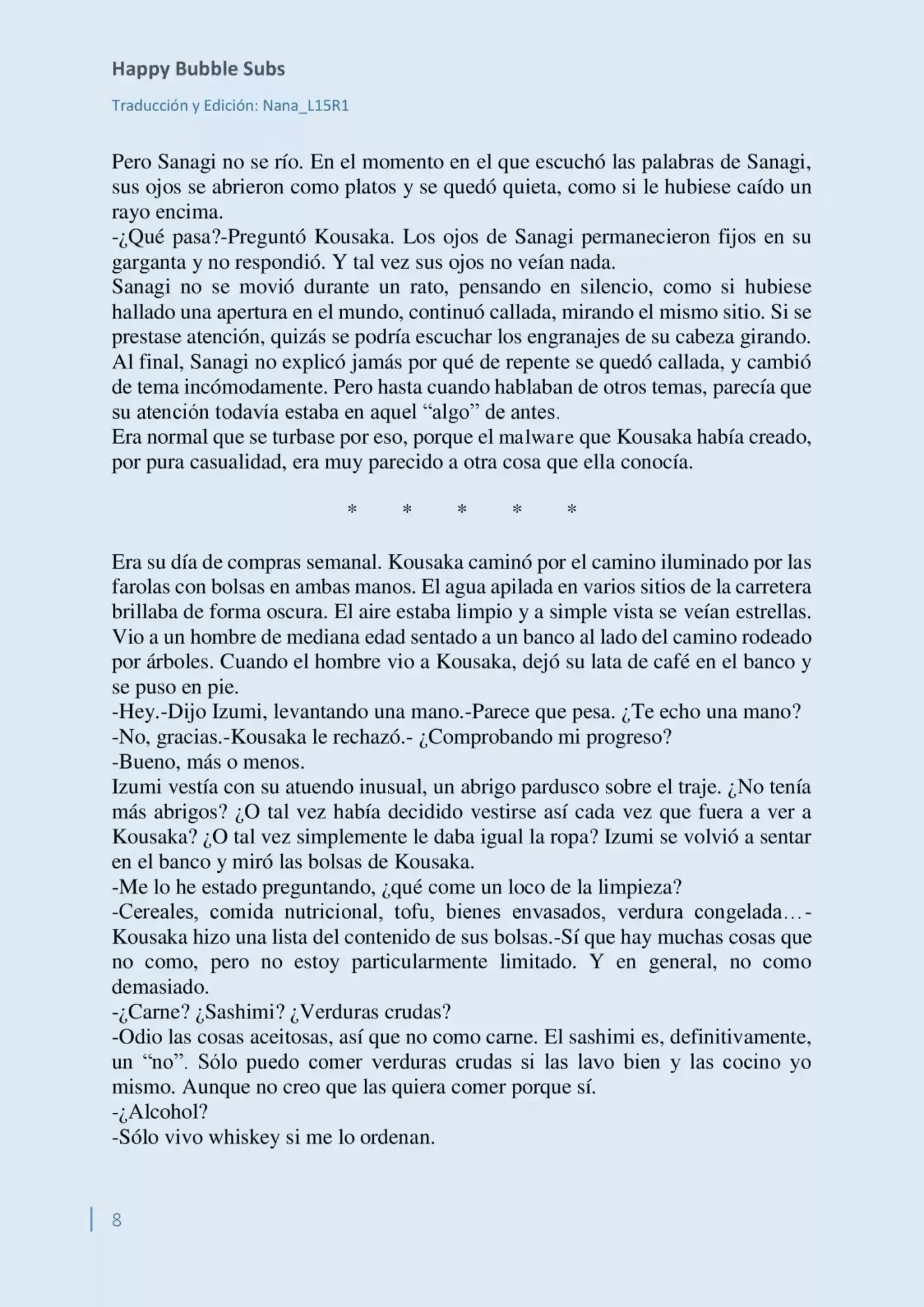 Parasite In Love (Novela) - Capítulo 4 - Página 8 - LectorTMOo