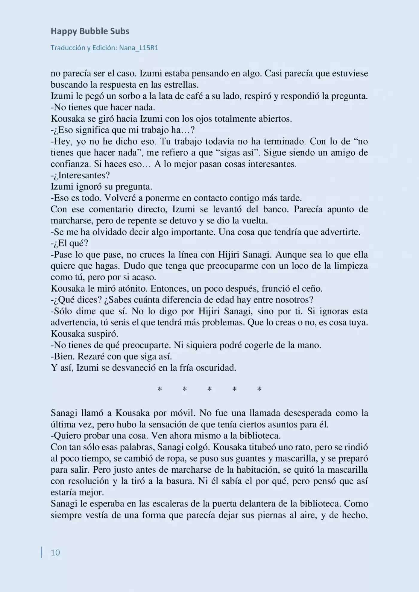 Parasite In Love (Novela) - Capítulo 4 - Página 10 - LectorTMOo