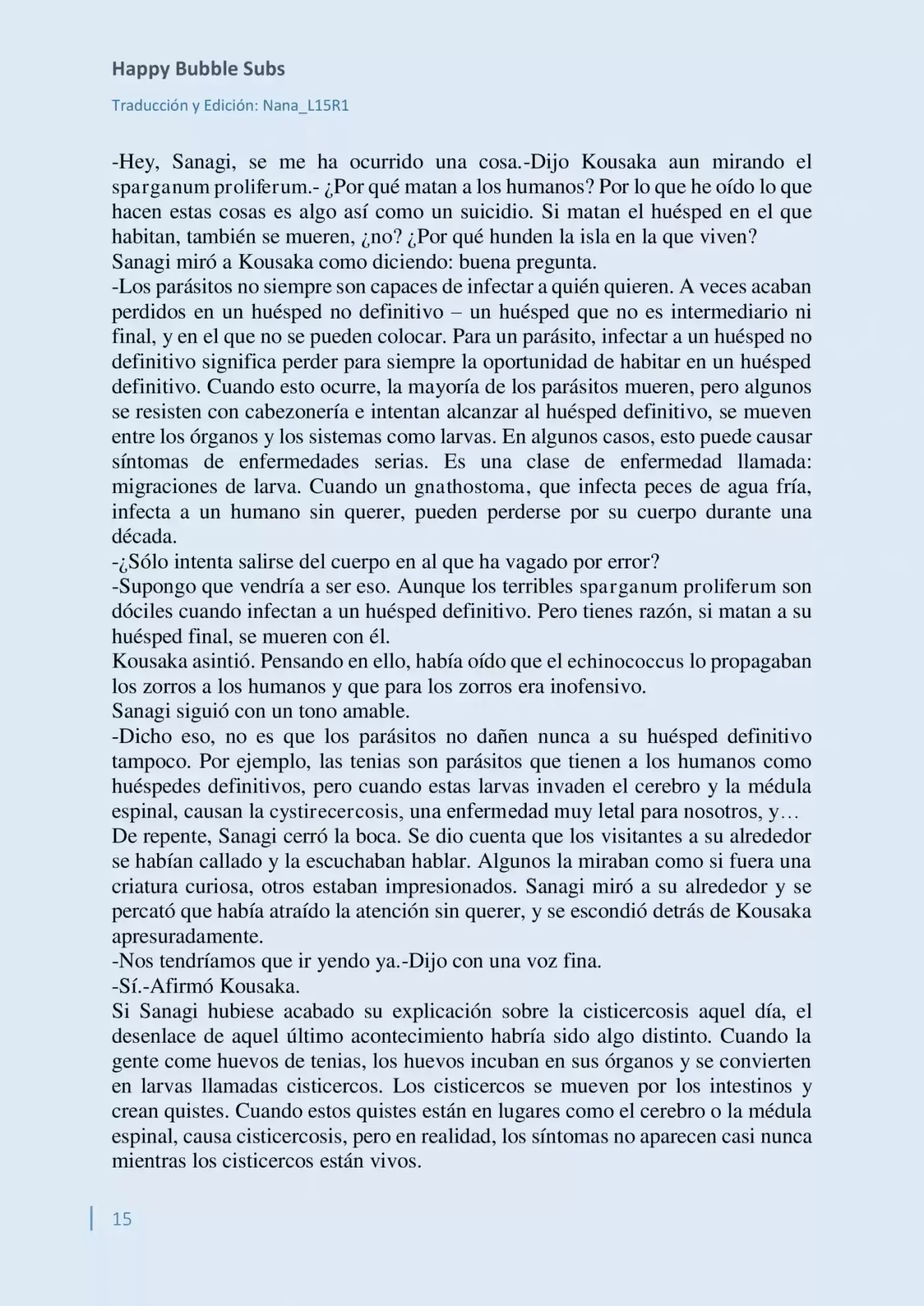 Parasite In Love (Novela) - Capítulo 4 - Página 15 - LectorTMOo