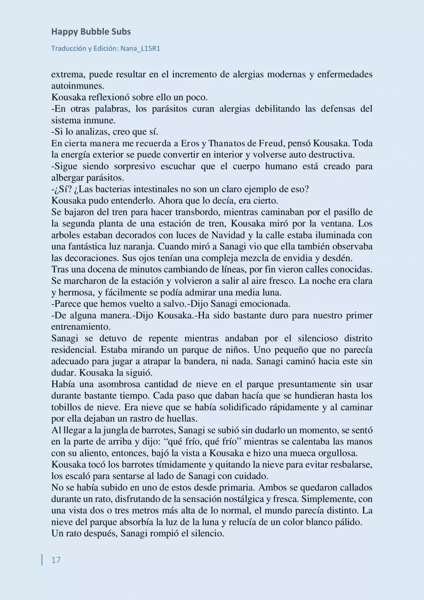 Parasite In Love (Novela) - Capítulo 4 - Página 17 - LectorTMOo