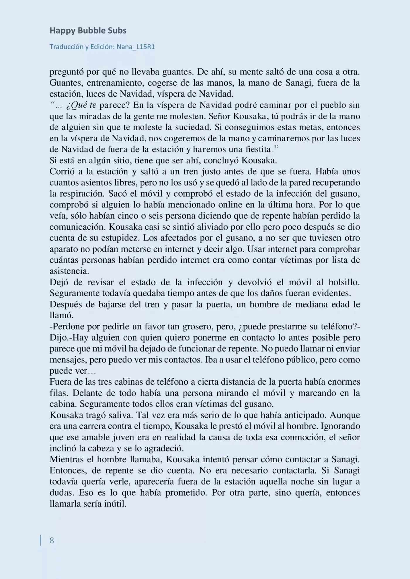 Parasite In Love (Novela) - Capítulo 5 - Página 8 - LectorTMOo