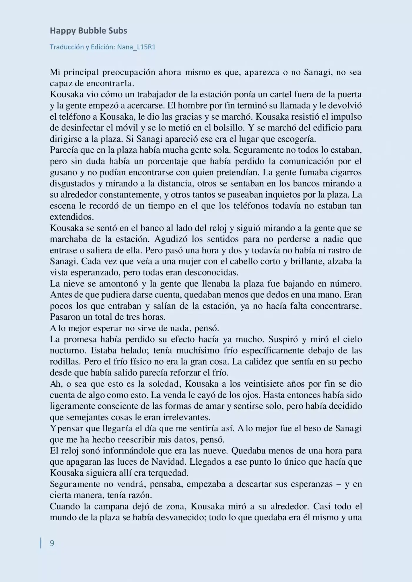 Parasite In Love (Novela) - Capítulo 5 - Página 9 - LectorTMOo