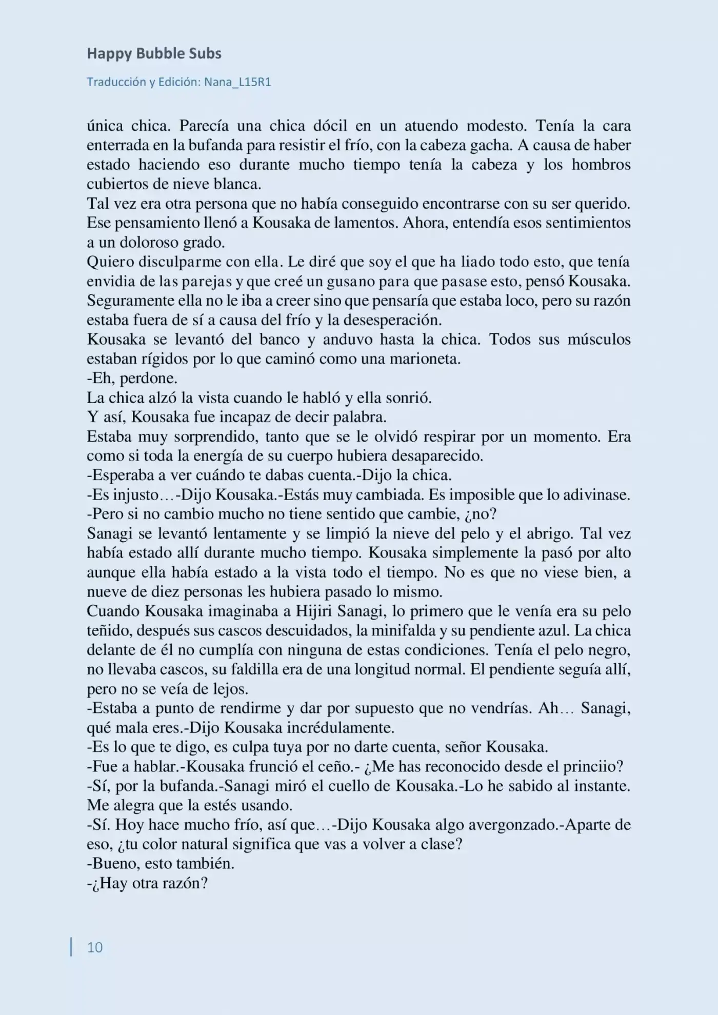 Parasite In Love (Novela) - Capítulo 5 - Página 10 - LectorTMOo