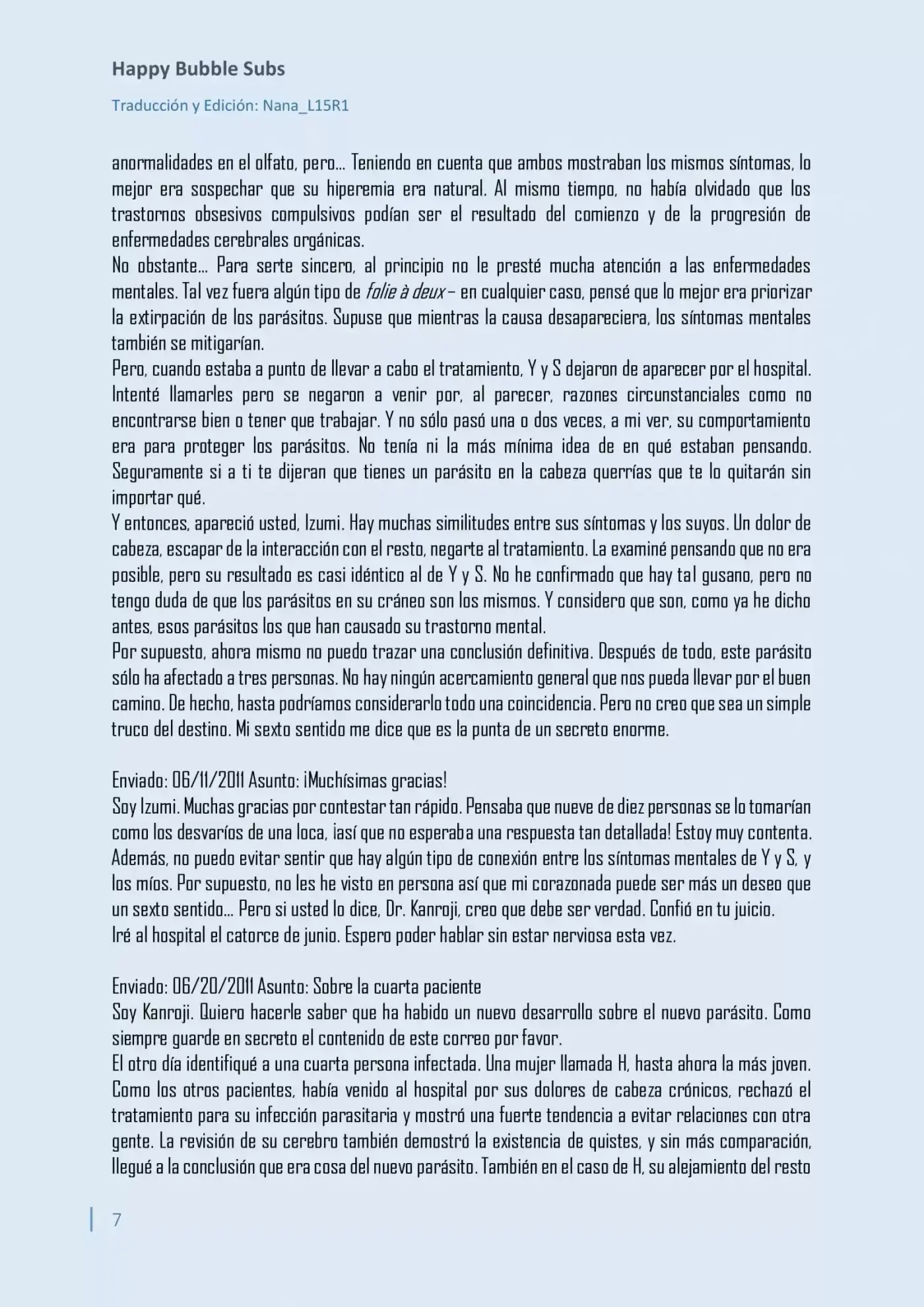 Parasite In Love (Novela) - Capítulo 6 - Página 7 - LectorTMOo