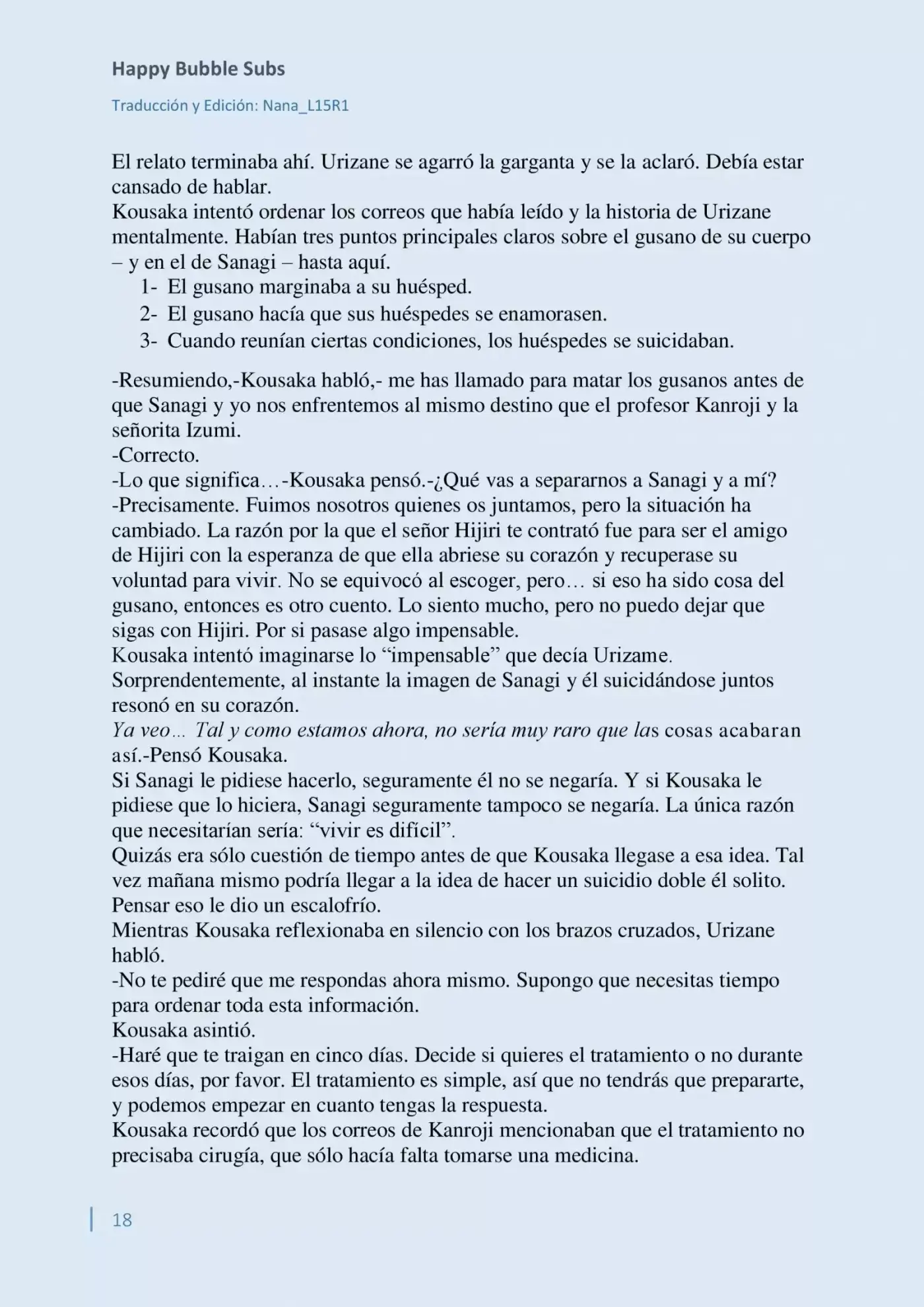 Parasite In Love (Novela) - Capítulo 6 - Página 18 - LectorTMOo